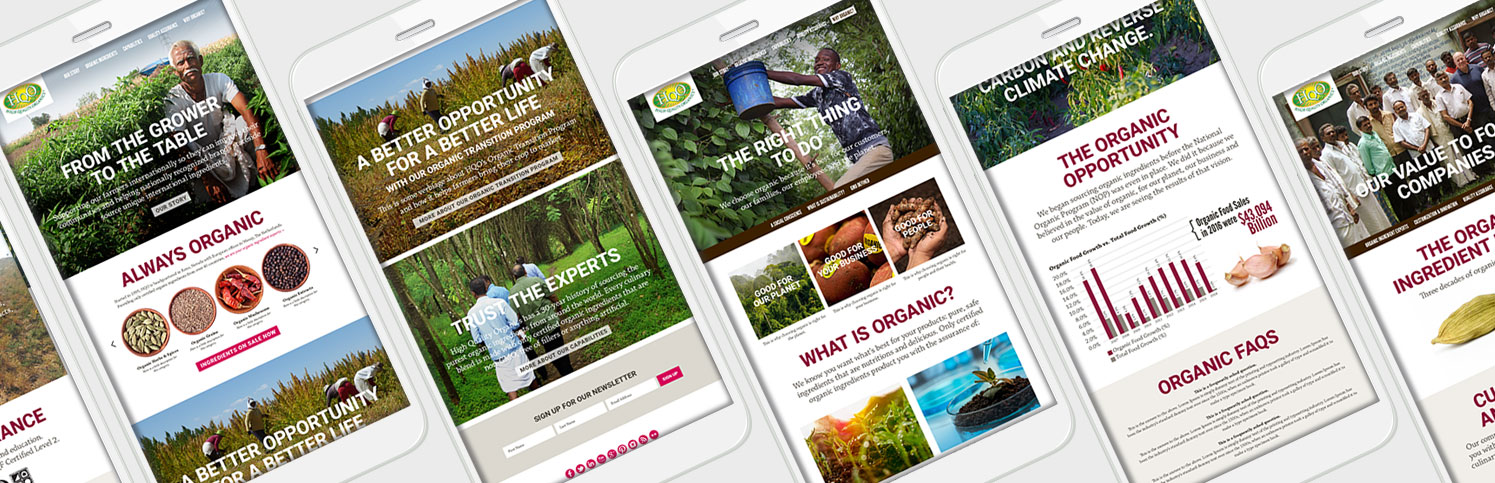 High Quality Organics Website